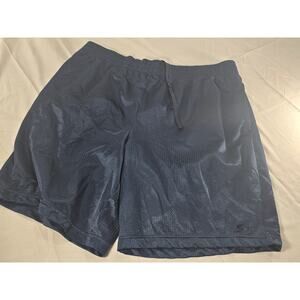 Starter Navy Blue Mesh Athletic Shorts Size L (36–38) Men’s Made in Indonesia